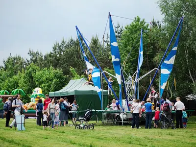 Euro-Bungee - Park Atrakcji Jaskiniowcy - Dmuchańce Wynajem