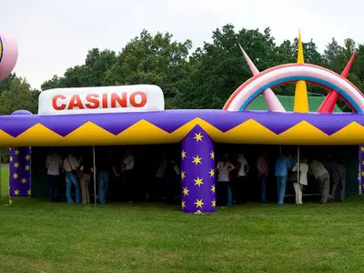 Pneumatyczna zabudowa Las Vegas - Park Atrakcji Las Vegas - Dmuchańce Wynajem