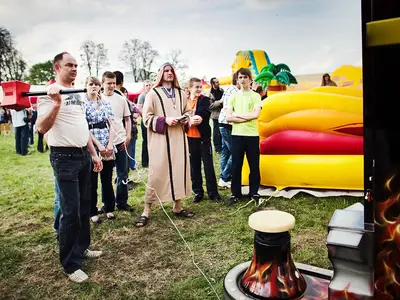 Siłomierz młot - Park Atrakcji Arabski - Dmuchańce Wynajem