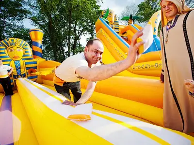 Sprężynująca Lina Egipt - Park Atrakcji Arabski - Dmuchańce Wynajem