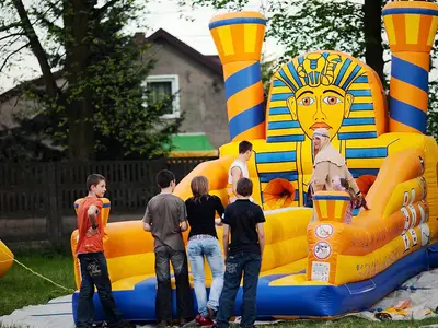 Sprężynująca Lina Egipt - Park Atrakcji Arabski - Dmuchańce Wynajem