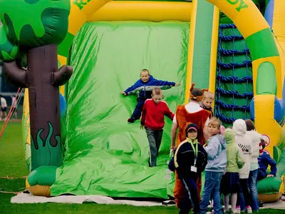 Zjeżdżalnia Ekologia - Park Atrakcji Ekologiczny - Dmuchańce Wynajem